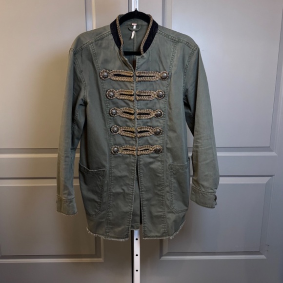 Free People Passenger Jacket – Moss Green, Size Small - Picture 4 of 6